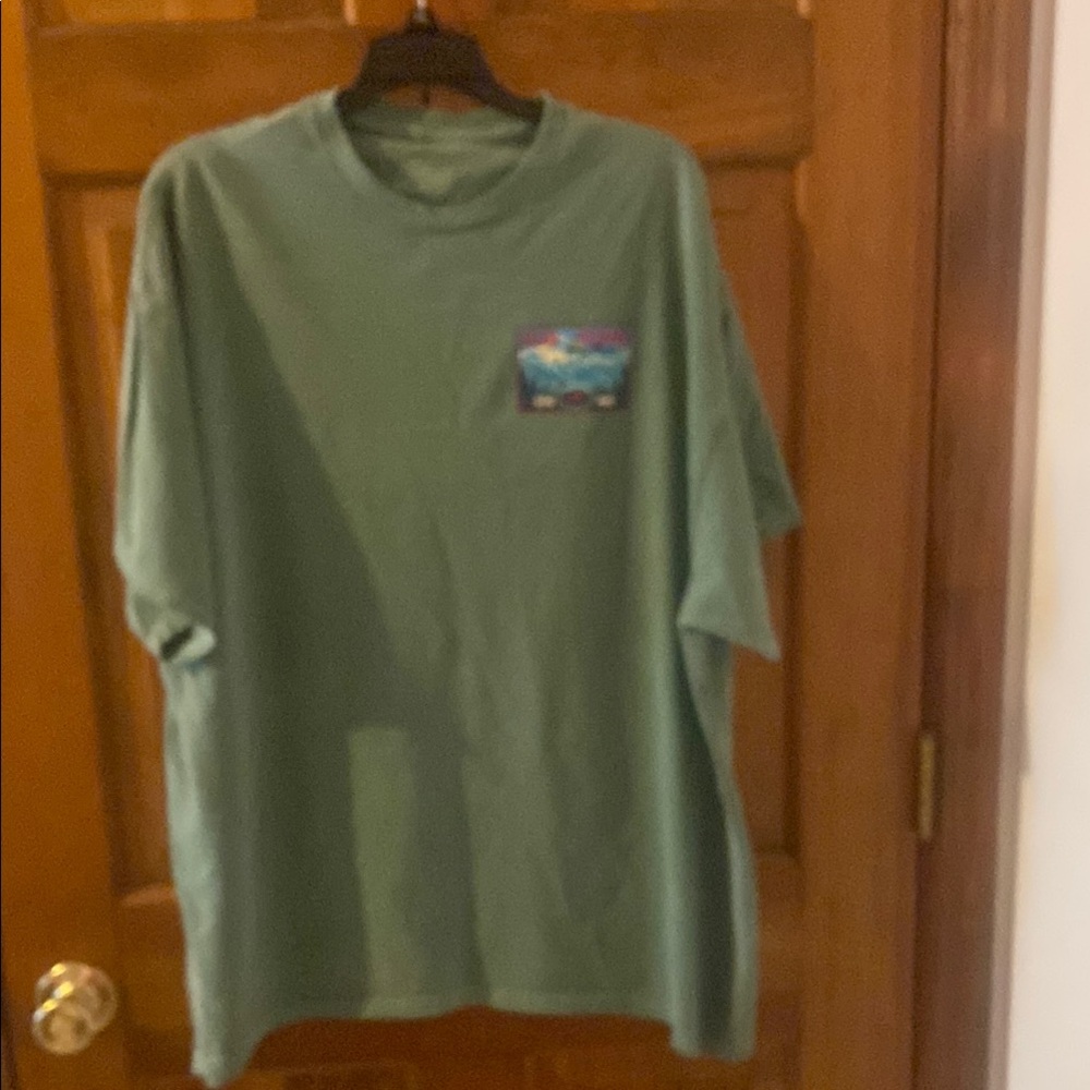 Salida Colorado Rocky Mountain Men's Green T-Shirt size 2l
